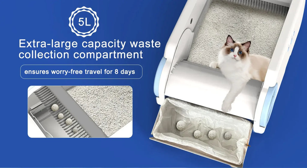 CURAPETS Smart Open Automatic Litter Box