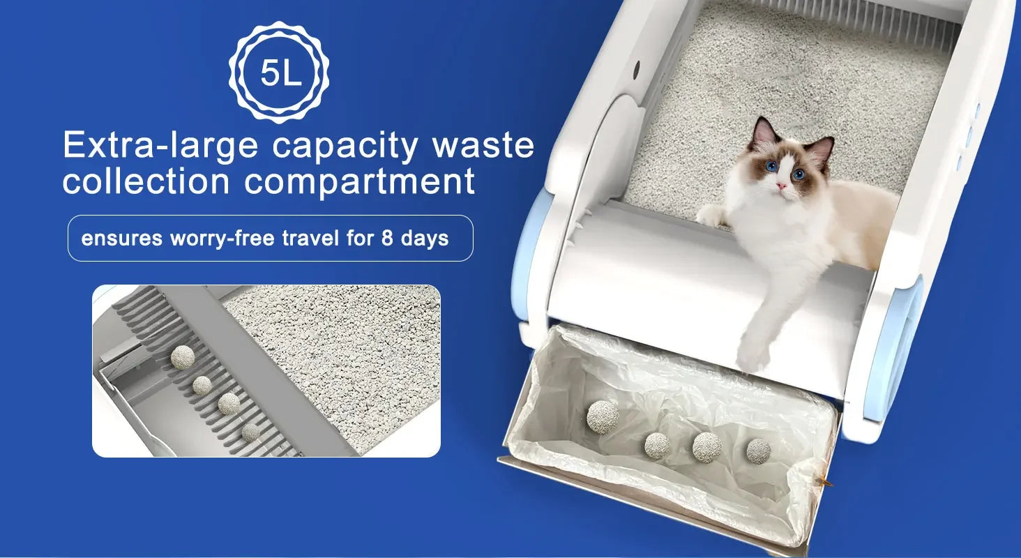 CURAPETS Smart Open Automatic Litter Box