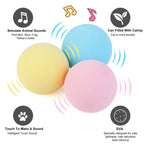 CURAPETS Smart Sounding Catnip Ball Toy