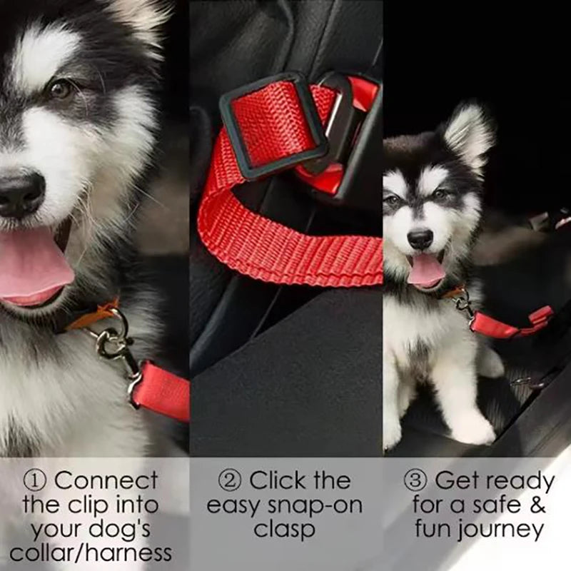 CURAPETS Retractable Pet Car Safety Belt