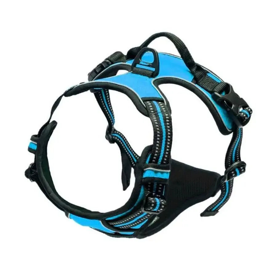 CURAPETS Leather Vest Harness & Leash Set