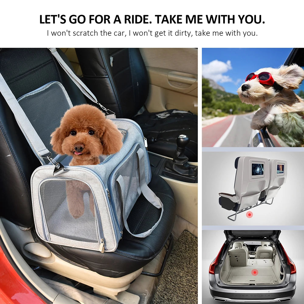 CURAPETS Claw-Defense Airline Pet Carrier