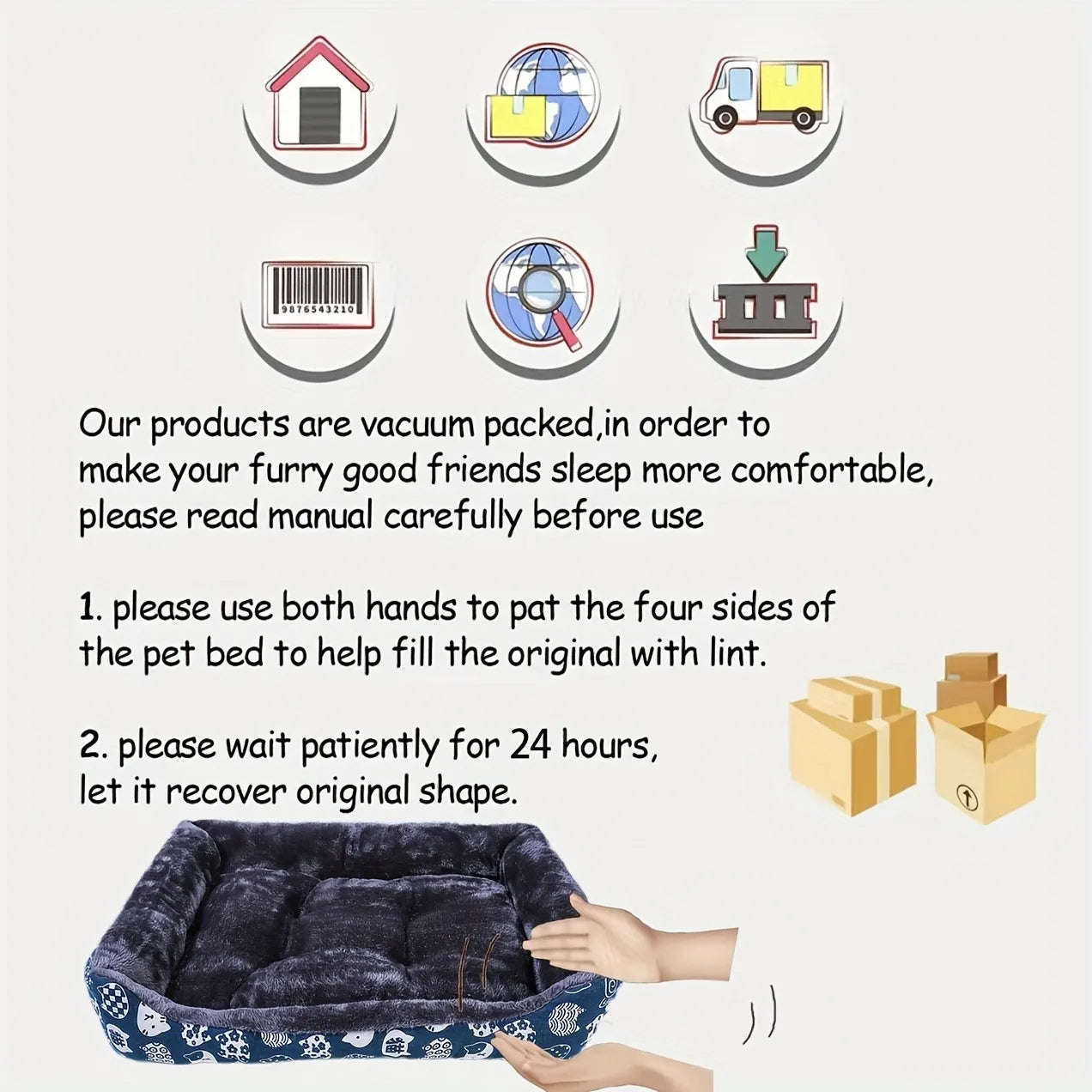 CURAPETS Winter Comfort Sofa Bed for Pets