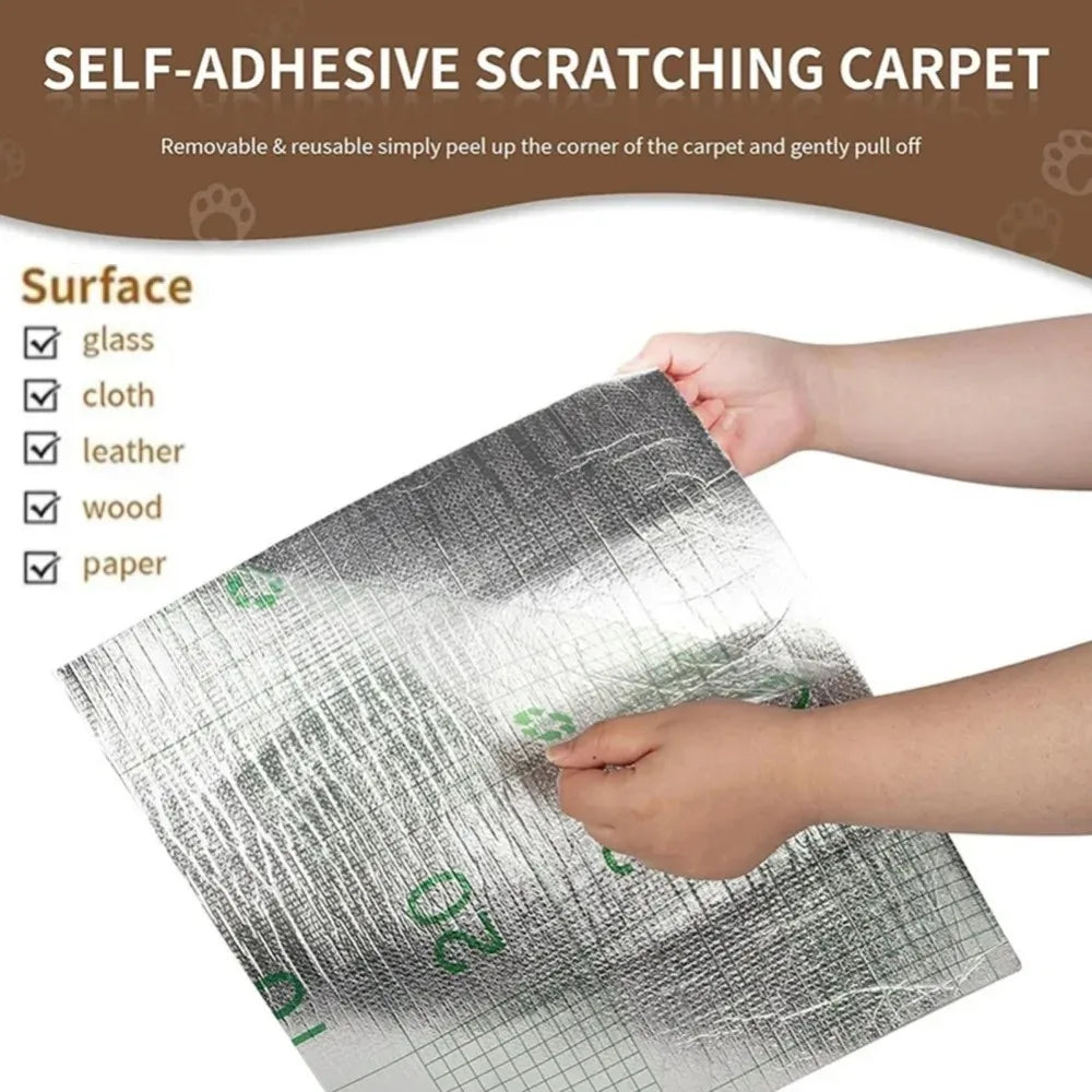 CURAPETS Trimmable Self-Adhesive Cat Scratching Mat