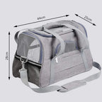 CURAPETS Foldable Mesh Pet Travel Carrier