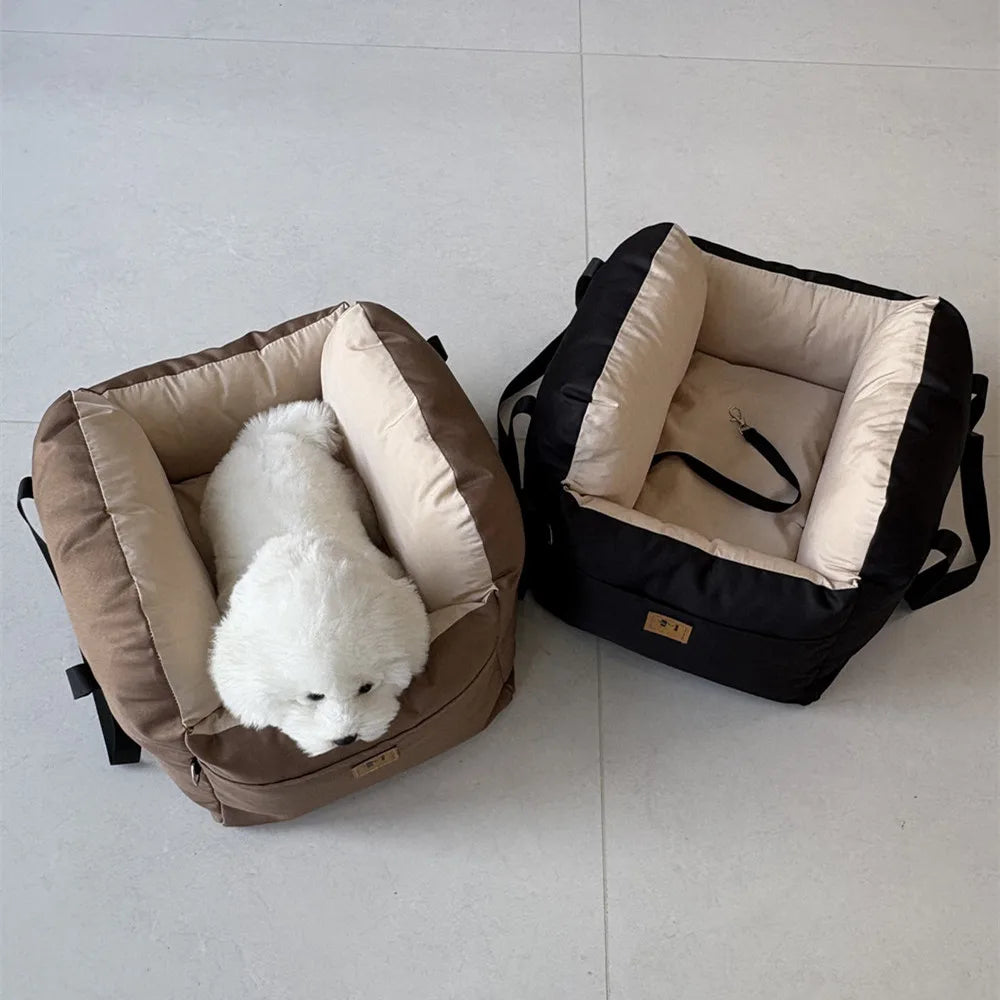 CURAPETS SafeRide Plush Pet Car Seat
