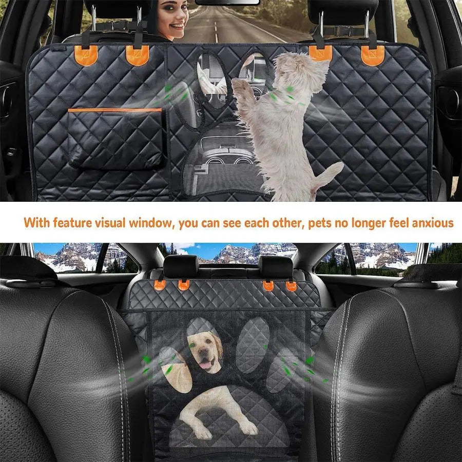 CURAPETS Waterproof Dog Car Hammock Cover