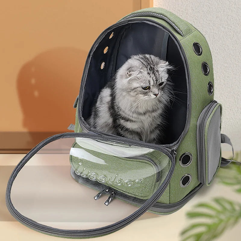 CURAPETS ClearView Travel Cat Carrier Backpack