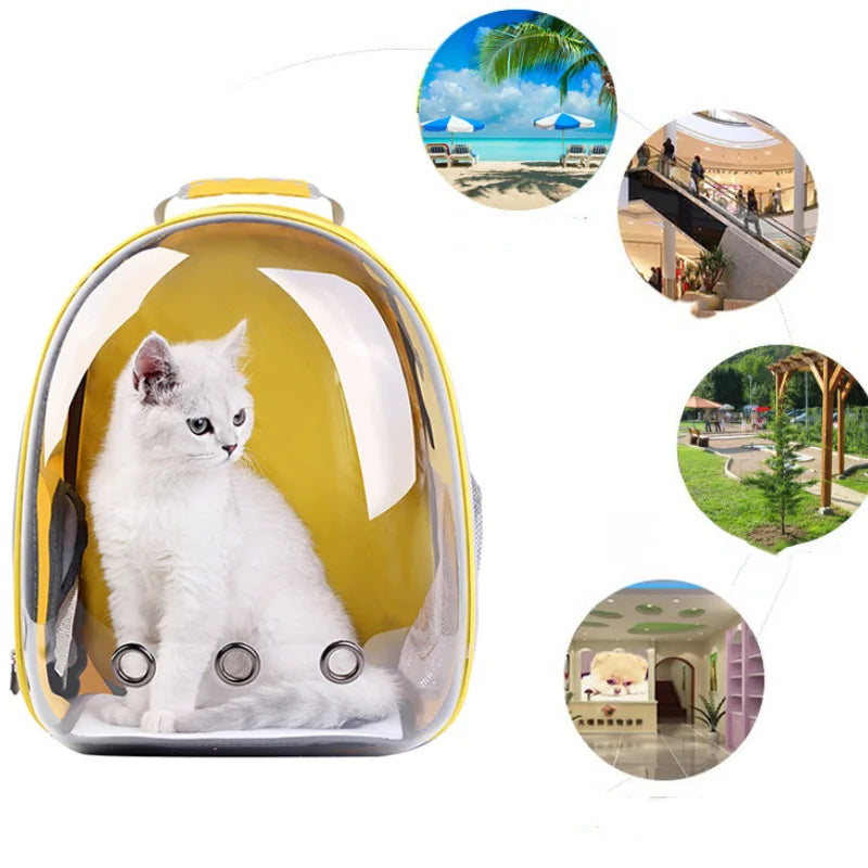 CURAPETS Space Capsule Cat Backpack Carrier