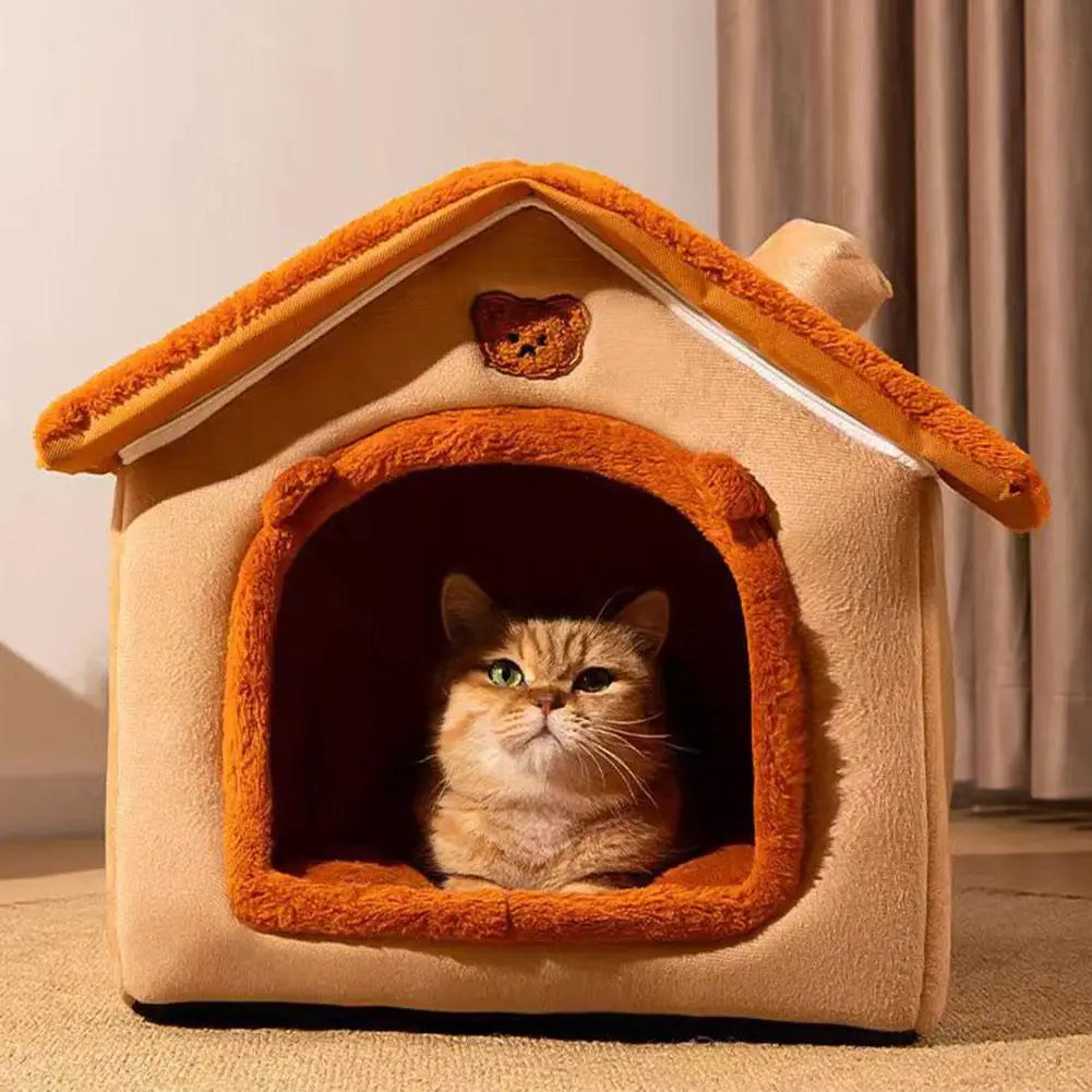 CURAPETS Cozy Warm Pet House Bed