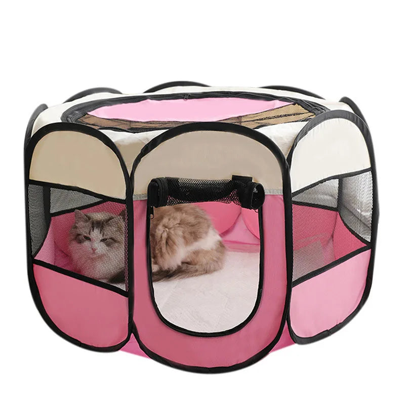 CURAPETS Foldable Octagonal Pet Playpen