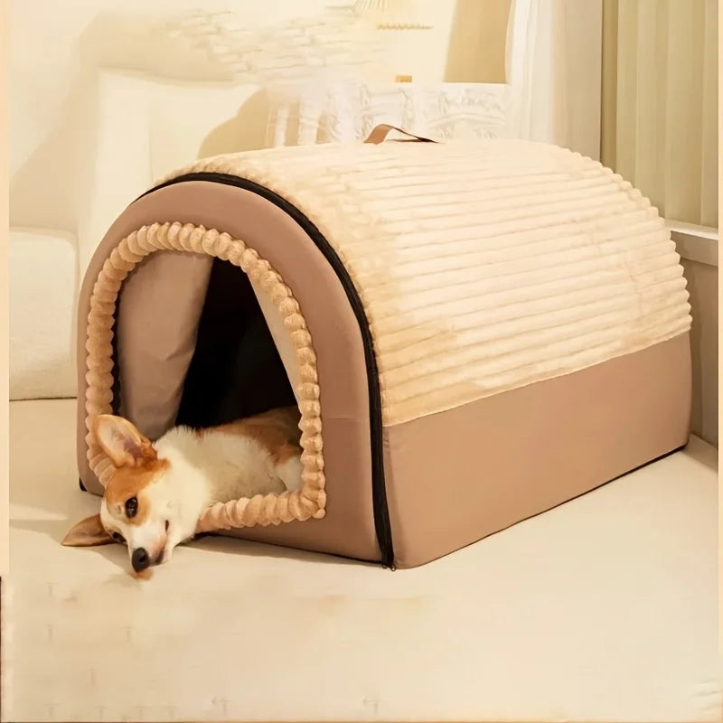 CURAPETS Winter Enclosed Pet Bed House