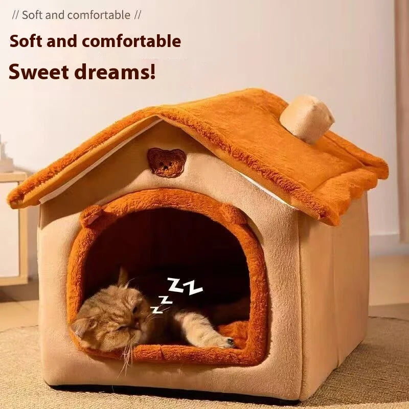 CURAPETS Teddy House Pet Bed