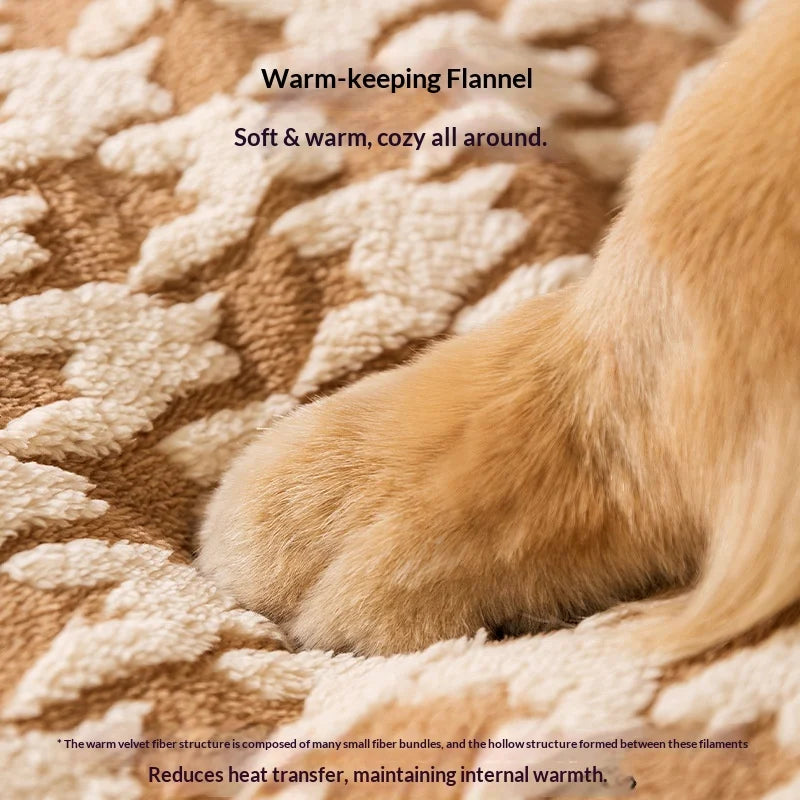 CURAPETS Quilted Dog Den Pet Bed