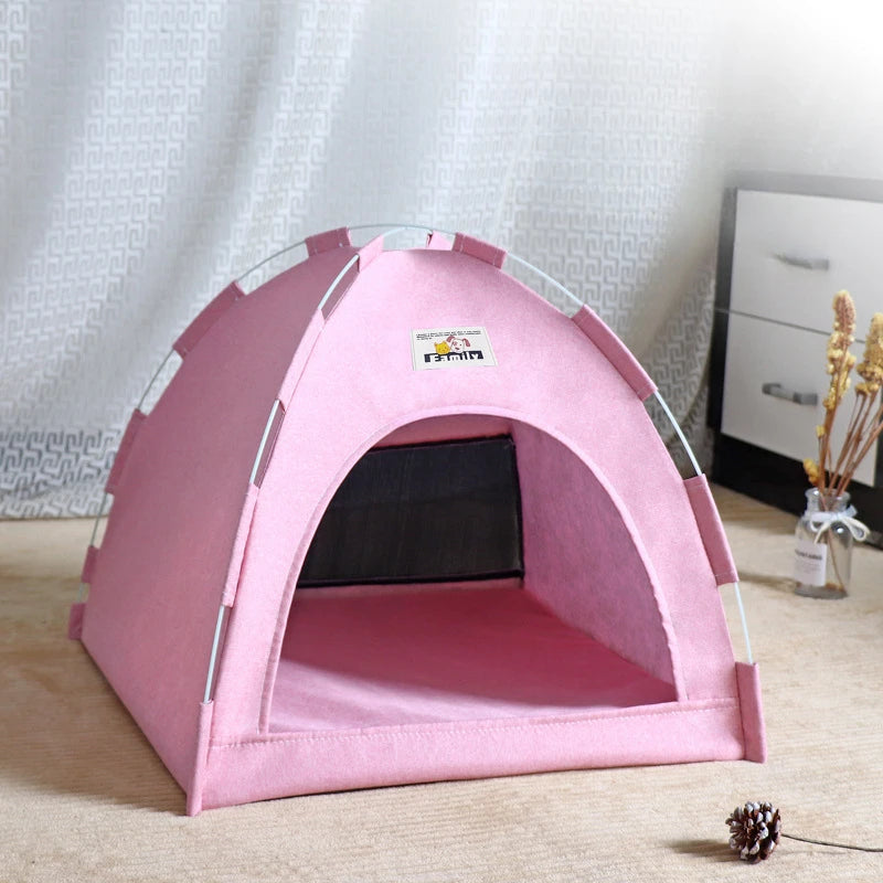 CURAPETS Foldable Pet Tent House Bed
