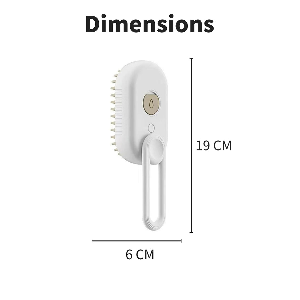 CURAPETS Steam Grooming Brush