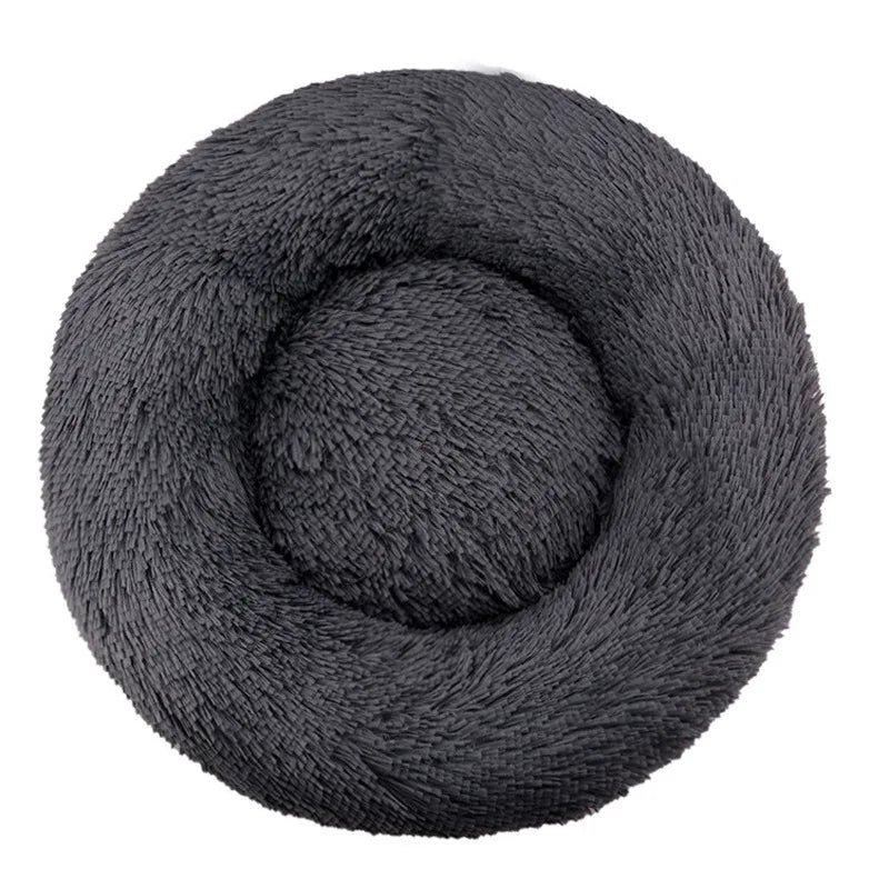 CURAPETS Plush Round Calming Pet Bed