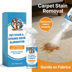 CURAPETS Premium Pet Stain & Odor Remover. Spray this to make years of stains, odors, & frustration vanish permanently