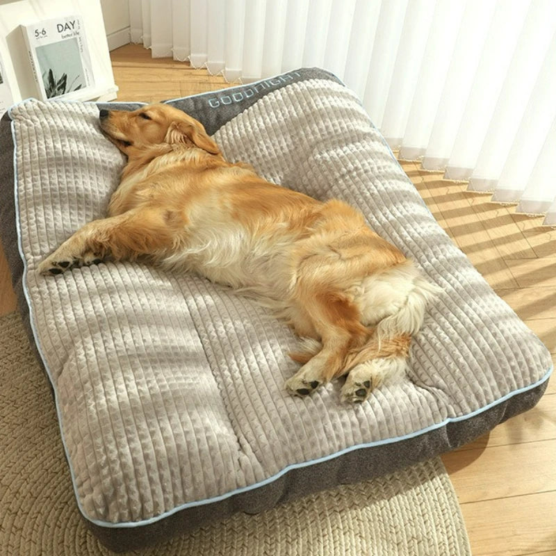 CURAPETS GOODNIGHT Winter Plush Dog Mat Bed