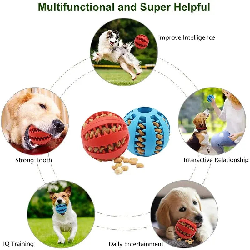 CURAPETS Bite-Resistant Treat Ball Toy