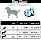 CURAPETS Airtag-Ready Reflective Dog Harness Set