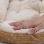 CURAPETS Calming Plush Square Pet Bed