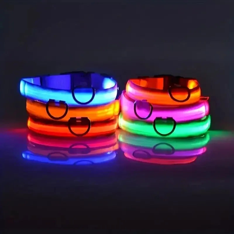 CURAPETS Luminous LED Night Safety Collar