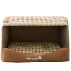 CURAPETS Quilted Dog Den Pet Bed