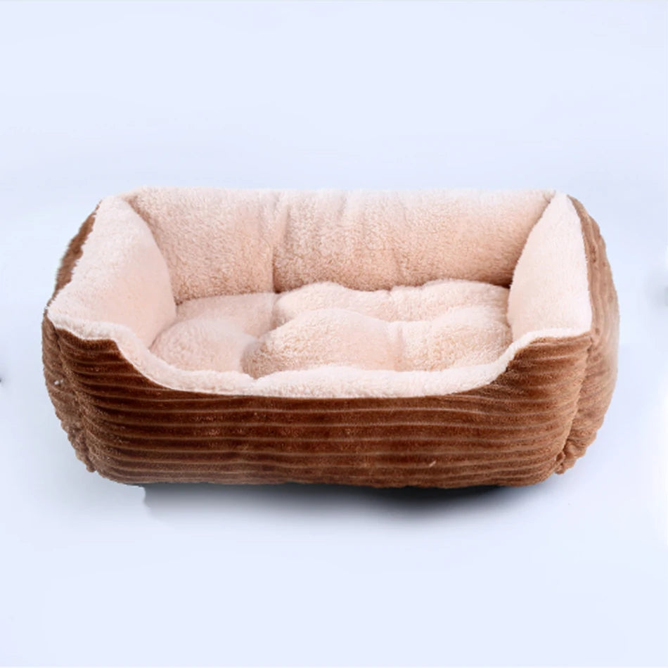 CURAPETS Calming Plush Square Pet Bed