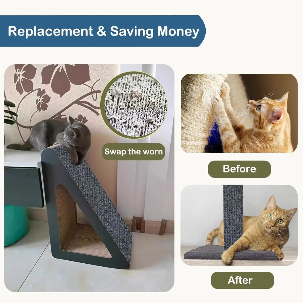 CURAPETS Trimmable Self-Adhesive Cat Scratching Mat