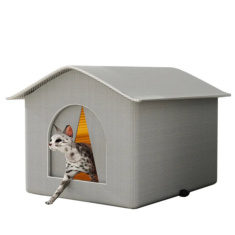 CURAPETS CozyShield Outdoor Pet Cave Bed
