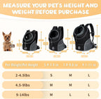 CURAPETS ComfortClose Pet Travel Backpack Carrier