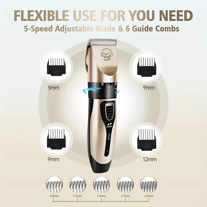 CURAPETS QuietCare Pet Grooming Clipper