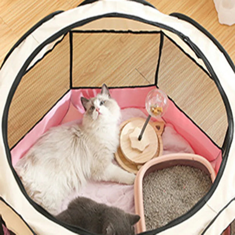 CURAPETS Foldable Octagonal Pet Playpen
