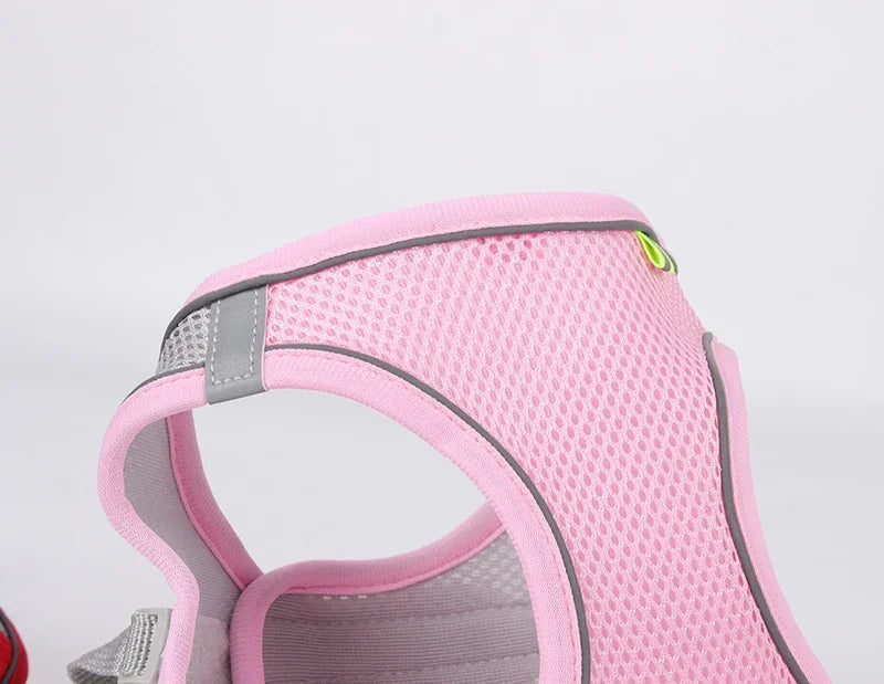 CURAPETS Reflective Puppy Harness & Leash Set