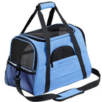 CURAPETS Foldable Mesh Pet Travel Carrier