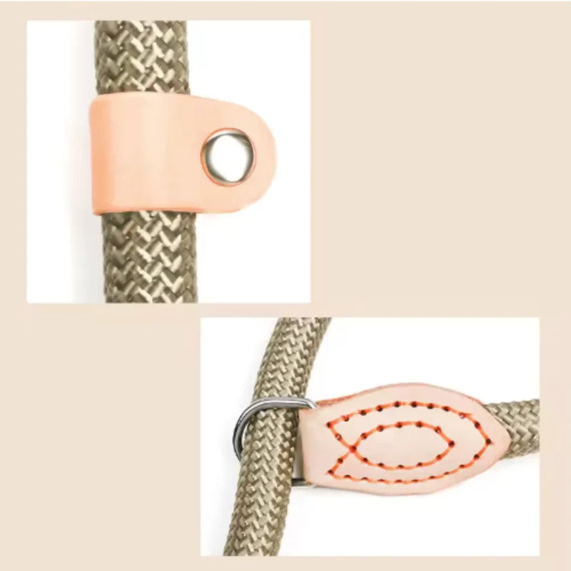CURAPETS Braided Slip Rope Training Leash