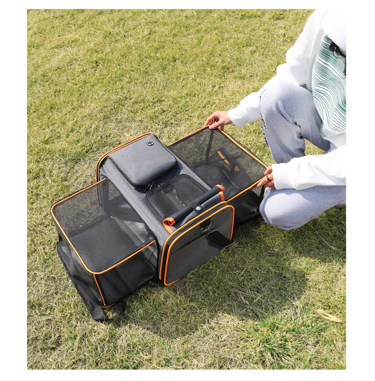 CURAPETS Foldable Travel Pet Carrier Bag
