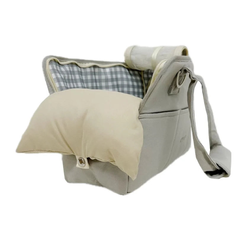 CURAPETS Cozy Cotton Shoulder Pet Carrier