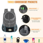 CURAPETS ComfortClose Pet Travel Backpack Carrier