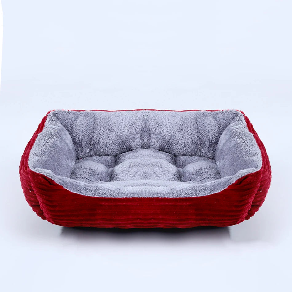 CURAPETS Calming Plush Square Pet Bed