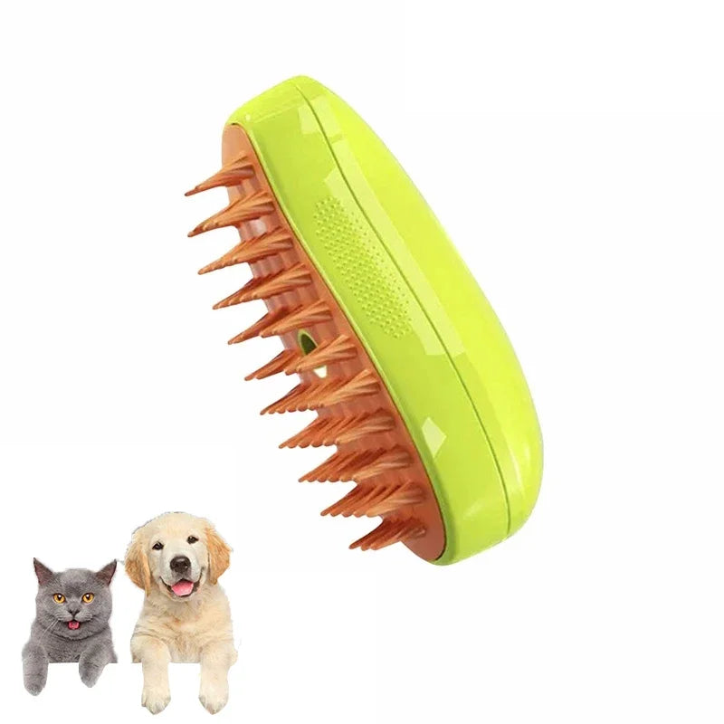 CURAPETS Steamy Brush Electric Pet Groomer