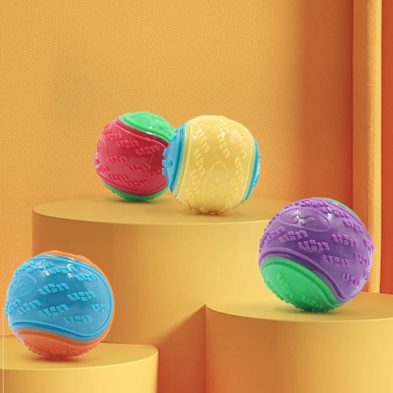 CURAPETS Squeaky TPR Dog Ball Toy