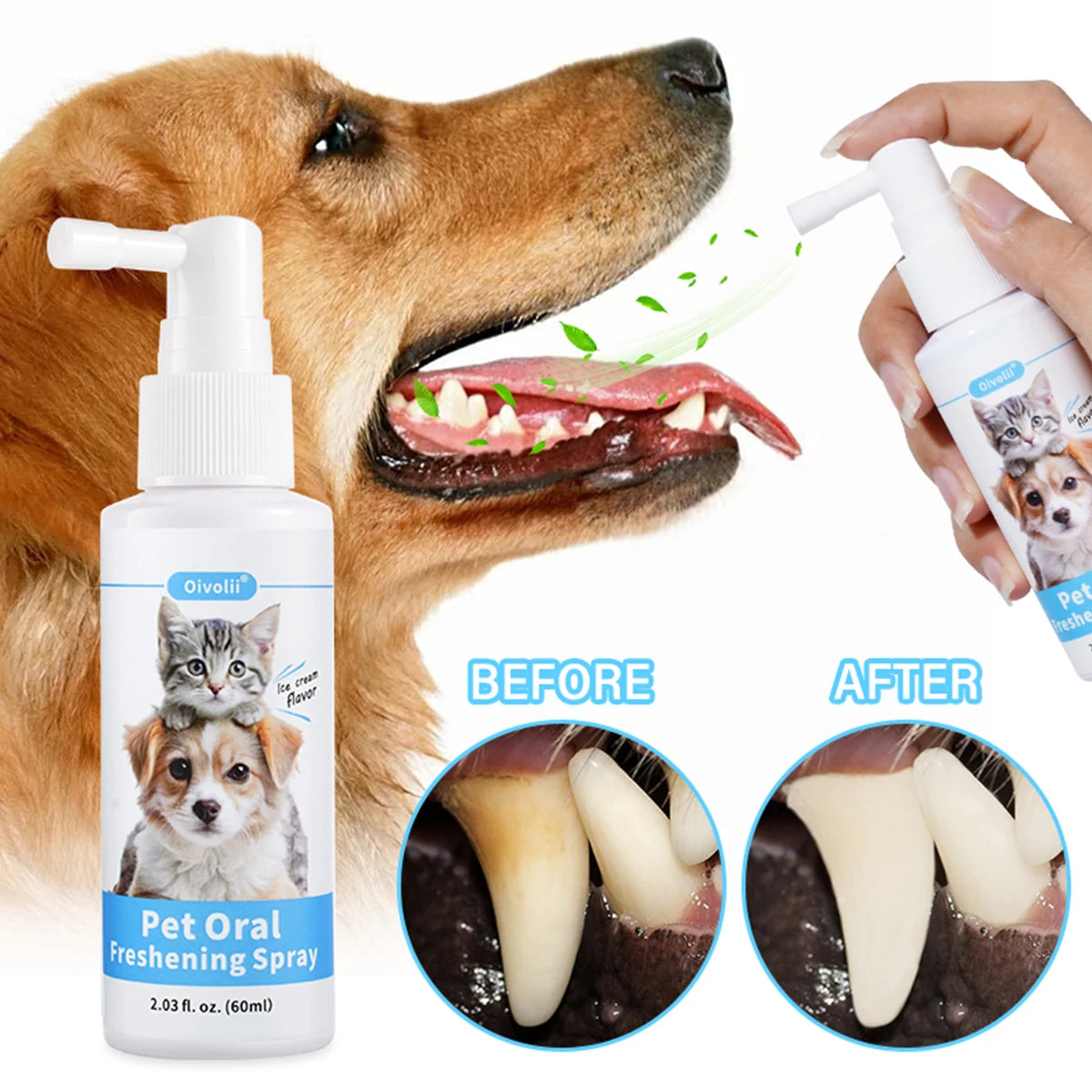 CURAPETS FreshBreath Oral Hygiene Spray 60ml