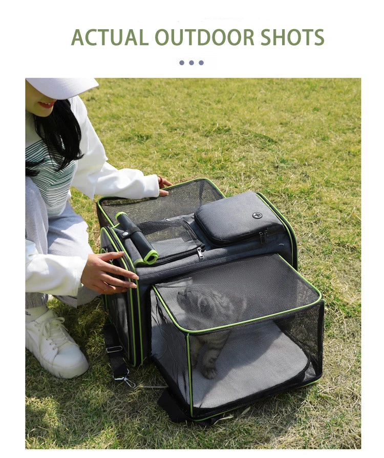 CURAPETS Foldable Travel Pet Carrier Bag