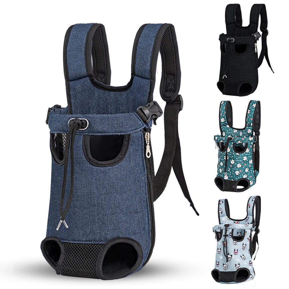 CURAPETS Camouflage Breathable Dog Travel Backpack