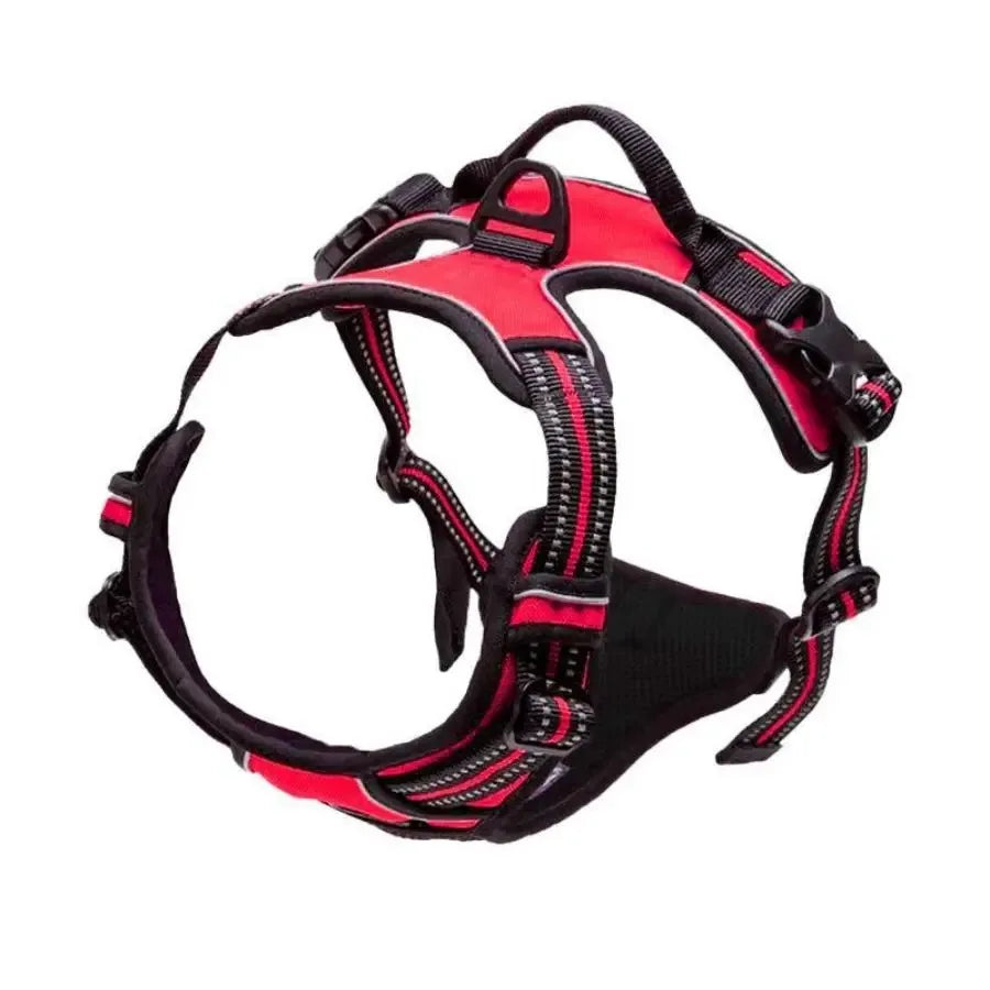 CURAPETS Leather Vest Harness & Leash Set