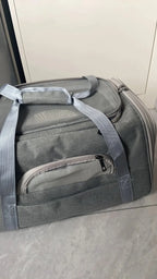 CURAPETS Foldable Mesh Pet Travel Carrier