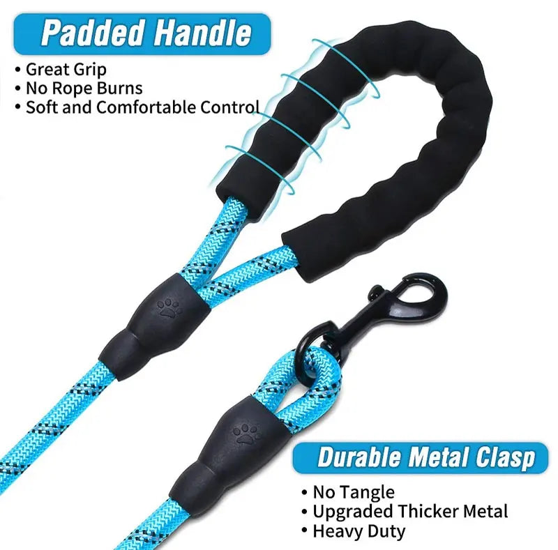 CURAPETS Reflective Comfort-Control Dog Leash