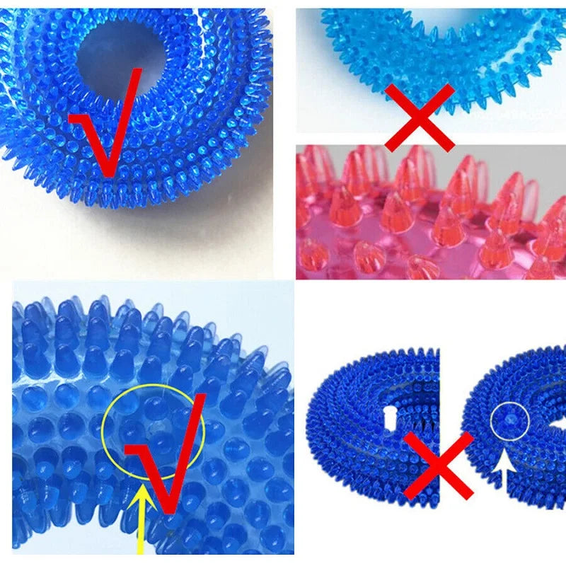 CURAPETS Squeaky TPR Molar Chew Toy